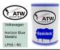 Preview: Volkswagen, Horizon Blue Metallic, LP5S / R0: 500ml Lackdose, von ATW Autoteile West.